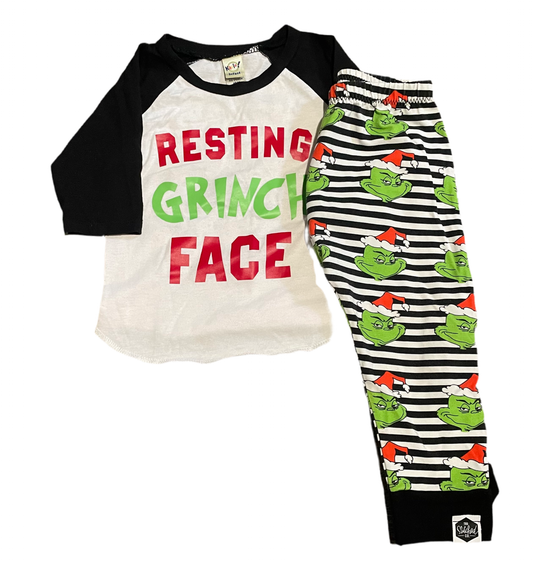 Boys Christmas Grinch Set